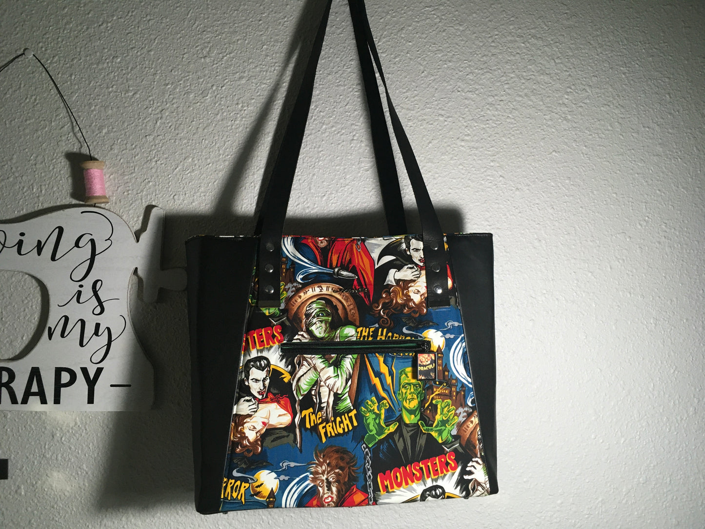 Monster tote bag